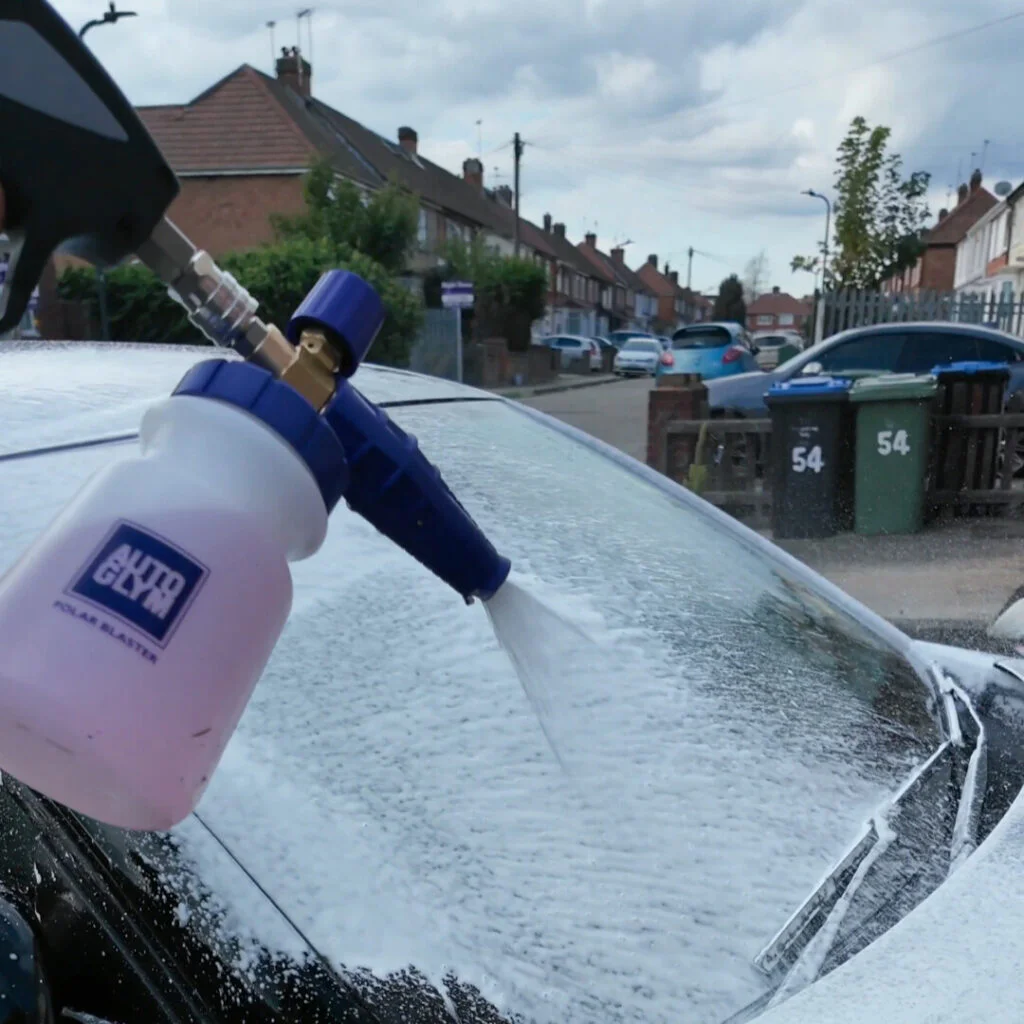 car foam wash exterior cleaning mobile detailing service Wembley NW London