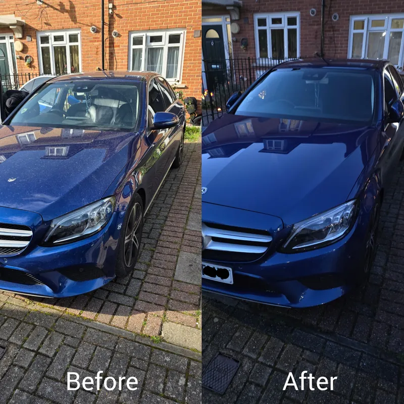 Car detailing before and after transformation NW London