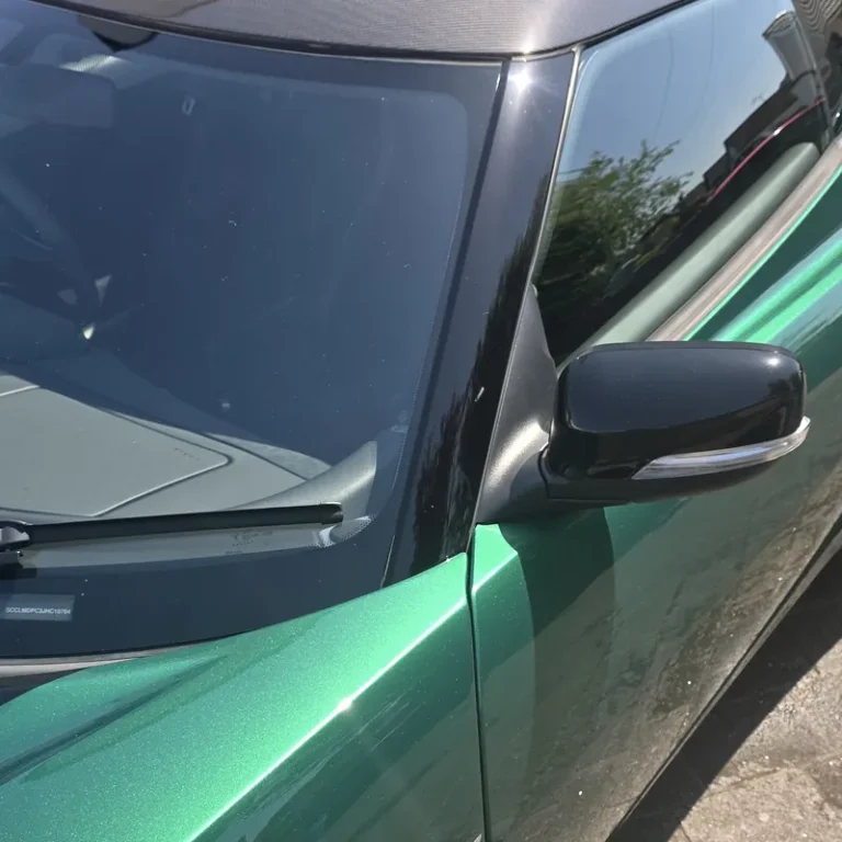 Flawless gloss and clear glass on the Lotus Evora GT410 after detailing