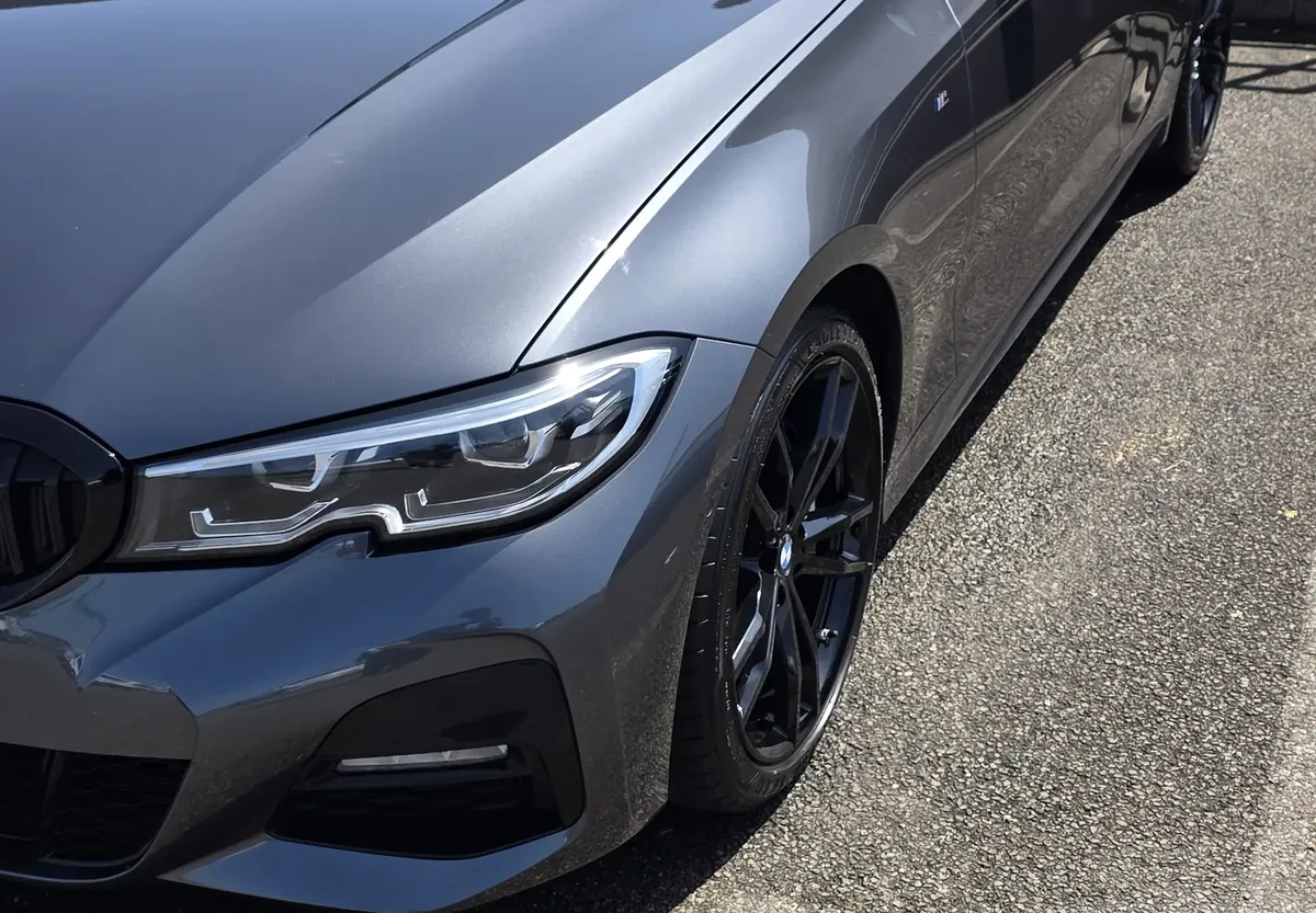 Car cleaning membership in NW London — a protected car on a customer driveway
