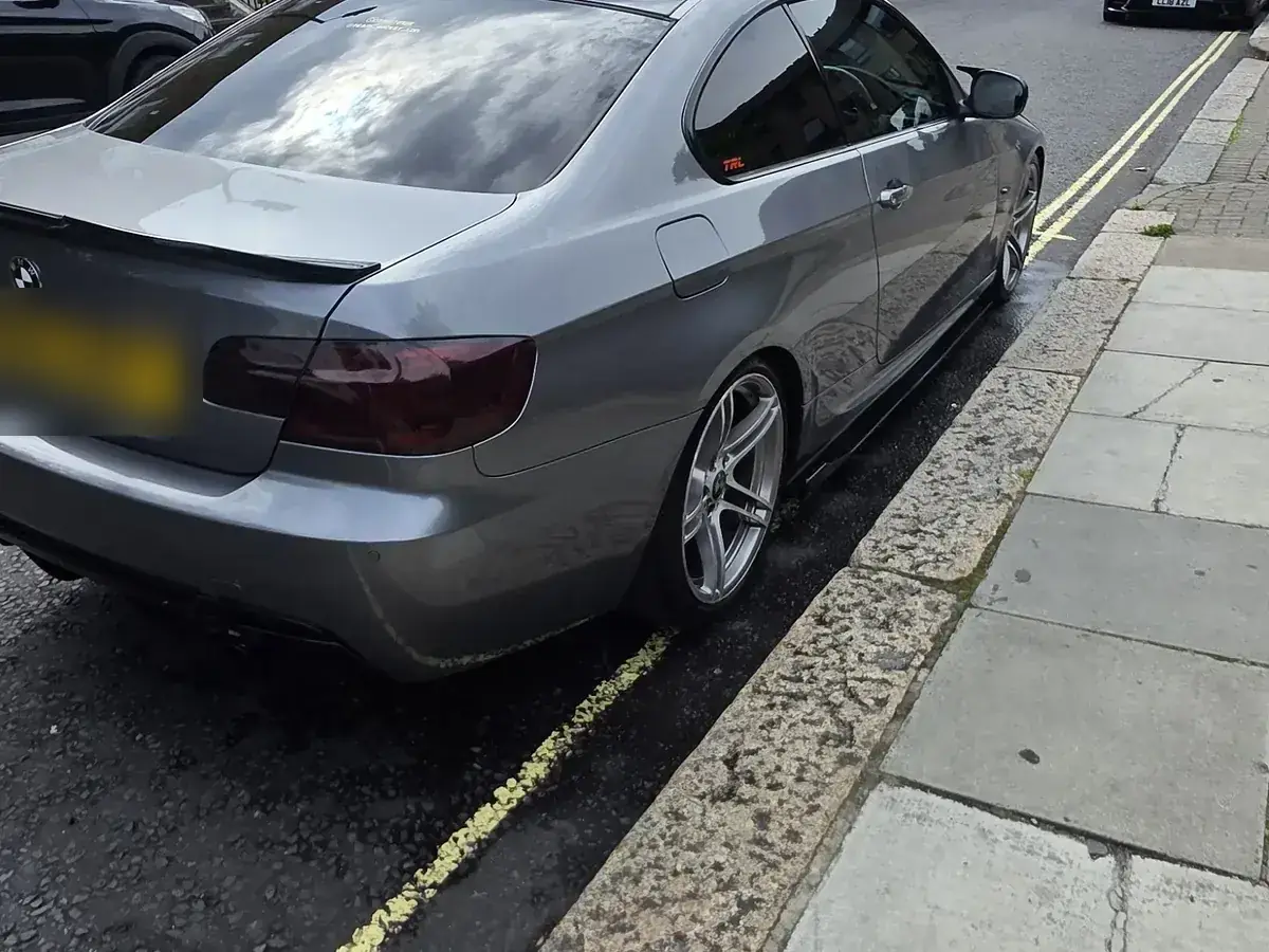 Ceramic coated Mercedes coupe in NW London