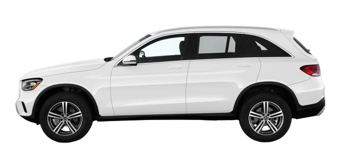 Car detailing size guide — large SUV or crossover such as a Mercedes GLC
