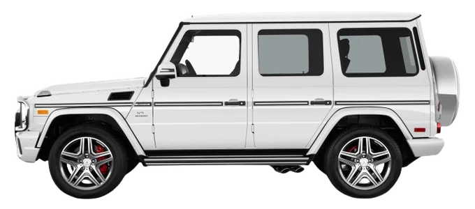 Car detailing size guide — XL SUV, seven seater or van such as a Mercedes G-Class