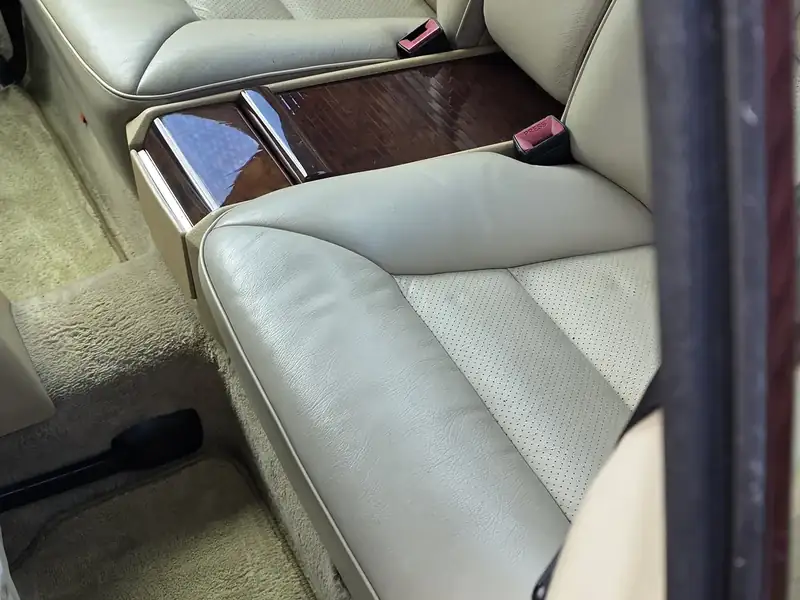 Cream leather interior detailing in Harrow