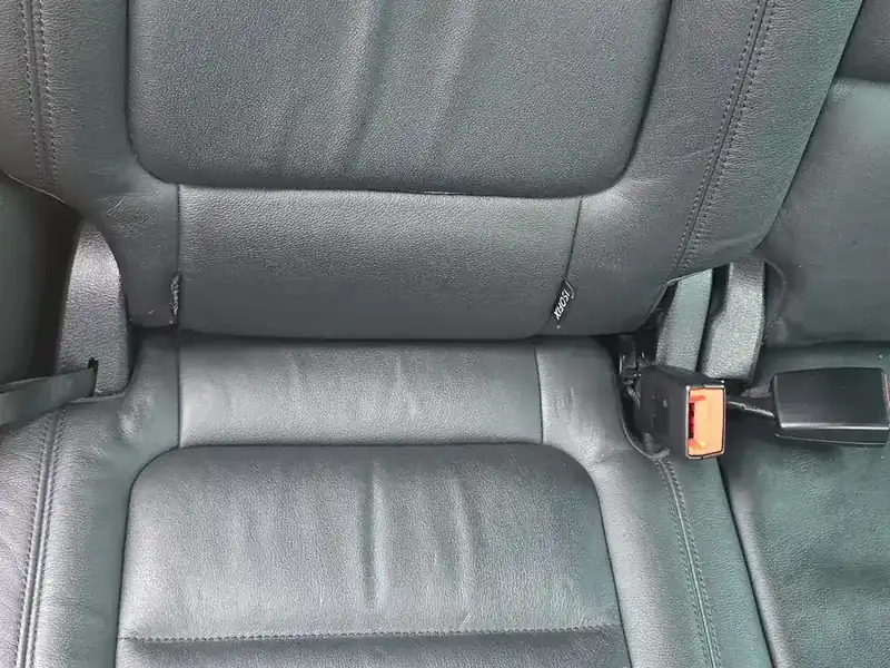 Leather seat cleaning during car detailing in NW London