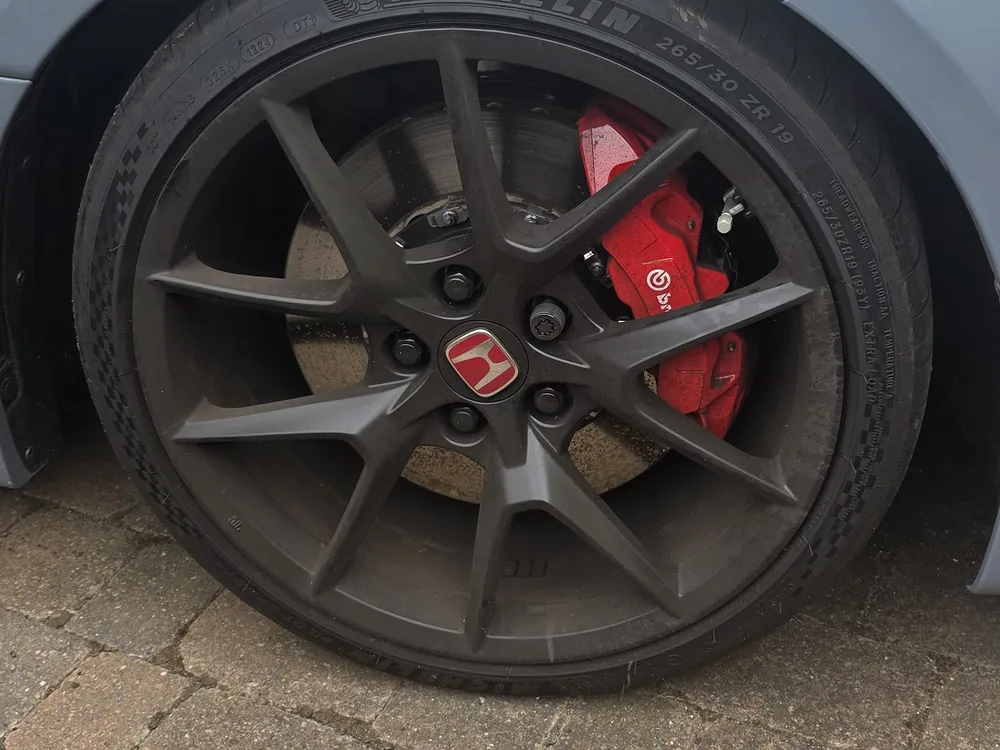 Car detailing Harrow — alloy wheel cleaned back to new